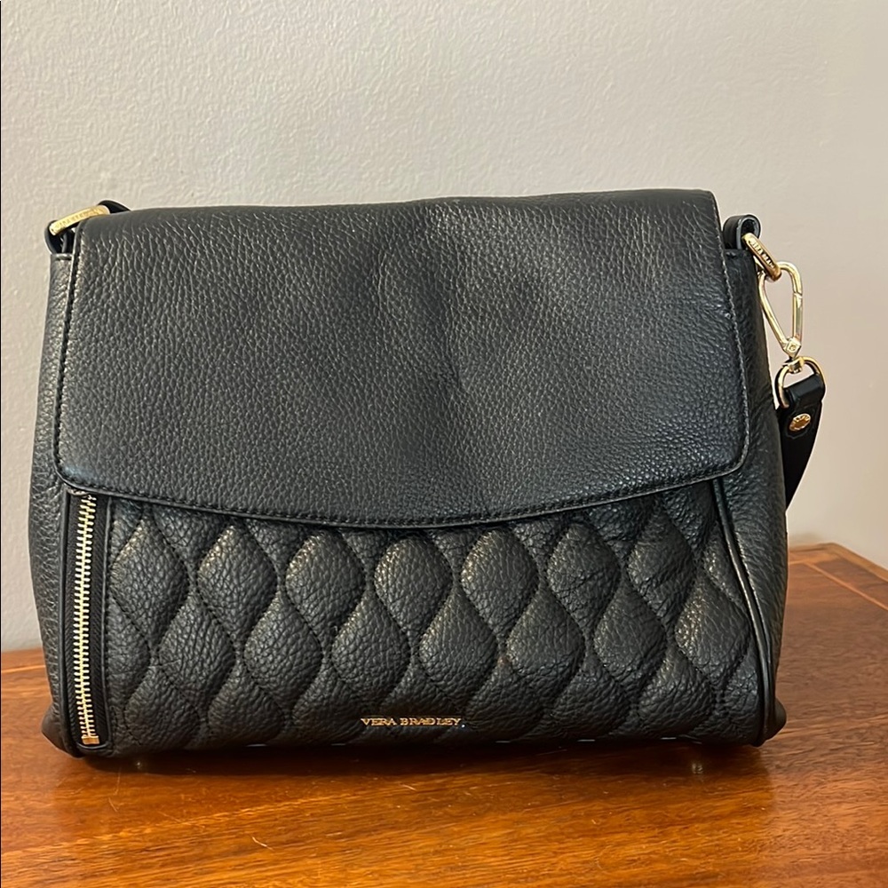 Vera Bradley Black Quilted Crossbody Bag
